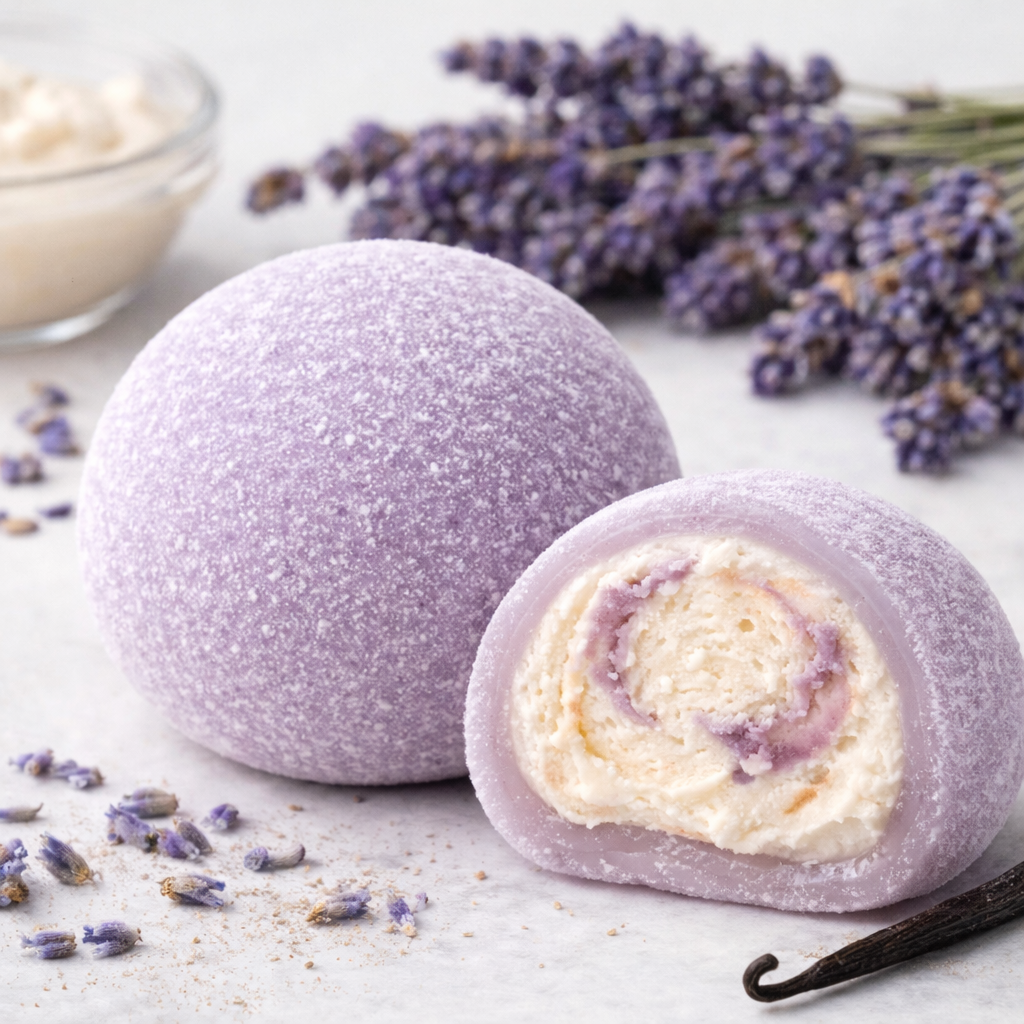Lavendar & Vanilla Creme Mochi