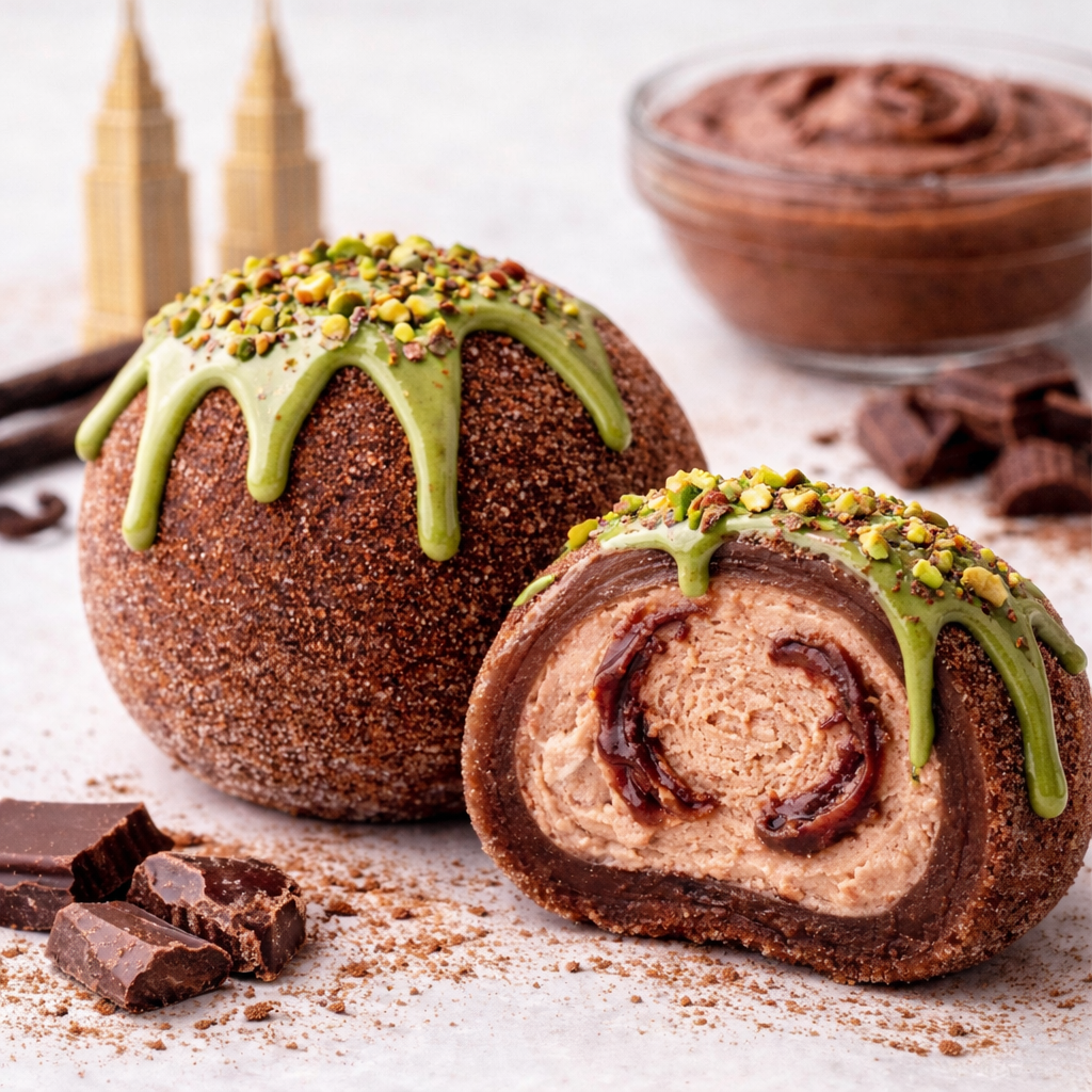 Dubai Chocolate Mochi